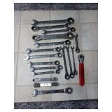 Assortment of wrenches