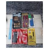 Assortment of tools
13 piece tap and die set
4