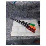 Assortment of grip pry bars