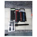 Assortment of socket sets
Half-inch drive
