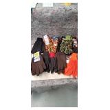 13 pair of assorted work gloves