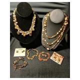 Costume jewelry
Necklaces bracelets and clip
