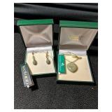 Connemara Marble 
Clip earrings and