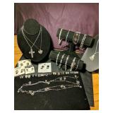 Costume jewelry lot
Cliff earrings bracelets and