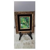 Vintage Jean Lucy Enamel Copper Painting