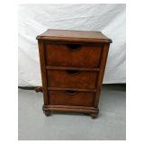 Three-drawer side table
 from hobby