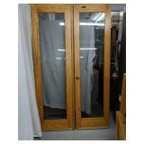 Wood framed vintage french doors
Each 80.5" Tall