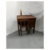 Maple Children desk with matching chair 
 Made