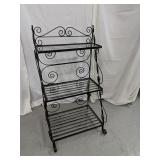 Cast iron three glass shelving unit
44" Tall 26"