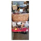 Trunk full of medical advertising 
Pens and more