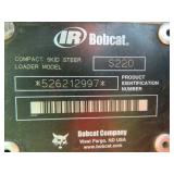 Bobcat S220 Turbo Skidsteer, Newer tires, Quick Attach bucket & forks, 7329 Hrs.