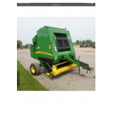 JD 582 silege special round baler, net wrap, megawide pick-up showing 00182 bales, approx. 5,000