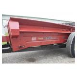 CIH 530 single axle manure spreader, top beater, 540 pto