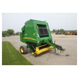 JD 582 silege special round baler, net wrap, megawide pick-up showing 00182 bales, approx. 5,000