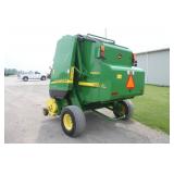 JD 582 silege special round baler, net wrap, megawide pick-up showing 00182 bales, approx. 5,000