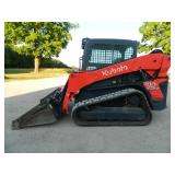 2021 Kubota SV75 Trac Loader, 2 speed, cab, heat and air. Back up Camera New Tracs, Fully serviced. 