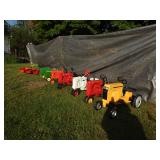 10 Peddle Tractors & Car