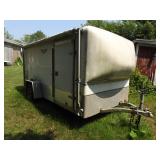 12 ft x 6ft single axle w/ramp door