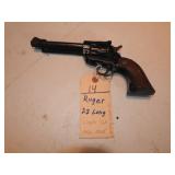 (14) Ruger 22 Long, Single six, New Mod. (Missing cylender pin)