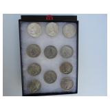 Lot 48, 11 Silver Peace Dollars