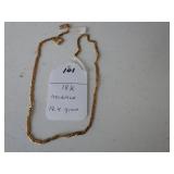 101,   18kt necklace 18.4 gr