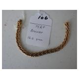 106,   14kt bracelet, 12.6 gr