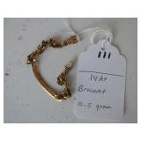 111,   14kt bracelet,  10.5 gram