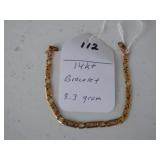 112,   14kt bracelet, 8.3 gr