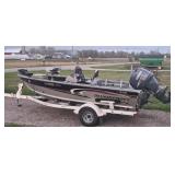 2004 Alumacraft tournament Pro 175 18' boat w/ 115hp yamaha