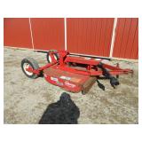 Brush mower trail type pto