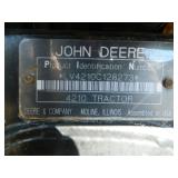John Deere 4210 tractor w/ loader 4x4 640 hrs