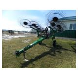 2023 Frontier WR32 8 wheel V rake w/ hydraulic fold