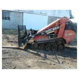 2014 Ditch Witch SK 750 stand on track loader 1170hrs