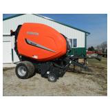 Kubota Bu 5160 Round Baler Netwrap ISO Bus 10,675 bales