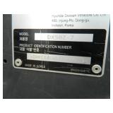 2023 Develon DX502 excavator. Cab heat/air