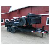 2019 Load Trail 16' dump trailer