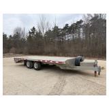 2014 EBY 20’ deck over with triple max ramps