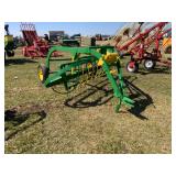 John Deere side delivery hay rake