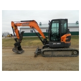 2023 Develon DX502 excavator. Cab heat/air