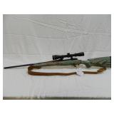 Lot#71 Ruger M77 Roberts bolt action laminated wood stock Leupold 3x9x40 scope