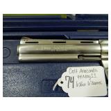 Lot#74 Original 1991 Colt Anaconda 44 mag ss 6 shot revolver 6" barrel UNFIRED