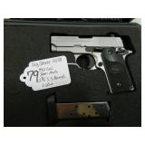 Lot#79 Sig Sauer P238 ss 380 cal pistol MH 3 sights 6 shot 2 3/4 barrel 
