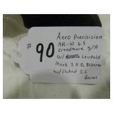 Lot#90 Aero Precisision AR-10 6.5 Creedmore S/A w/ Leupold mark 3 H.D. 8x24x50 w/ fluted s.s barrel