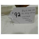 Lot#92 RWS 54 Air King 177 calair rifle wood stock w/ Simmons 3x9x50 scope