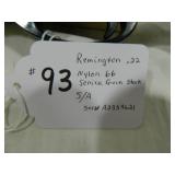 Lot#93 Remington Nylon 66 Senica green stock 22 cal semi auto