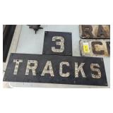 Track signs