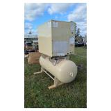 Ingersoll Rand UP6 rotary screw air compressor 80 gal tank