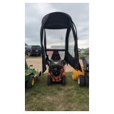 Snow blower with cab