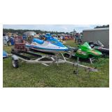 Polaris SLT 700 with trailer