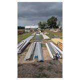 Building material and metal siding